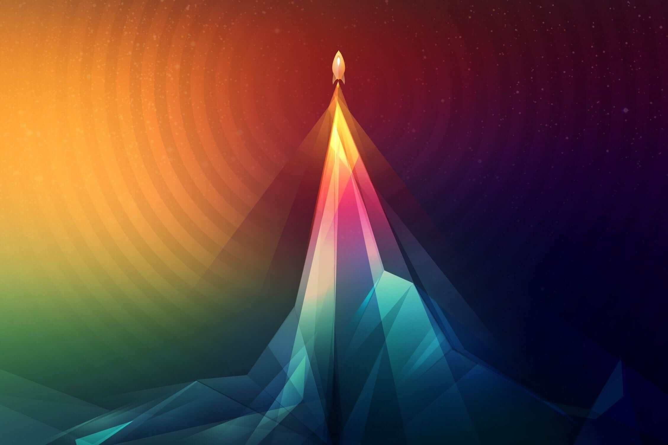 minimalist rocket launch